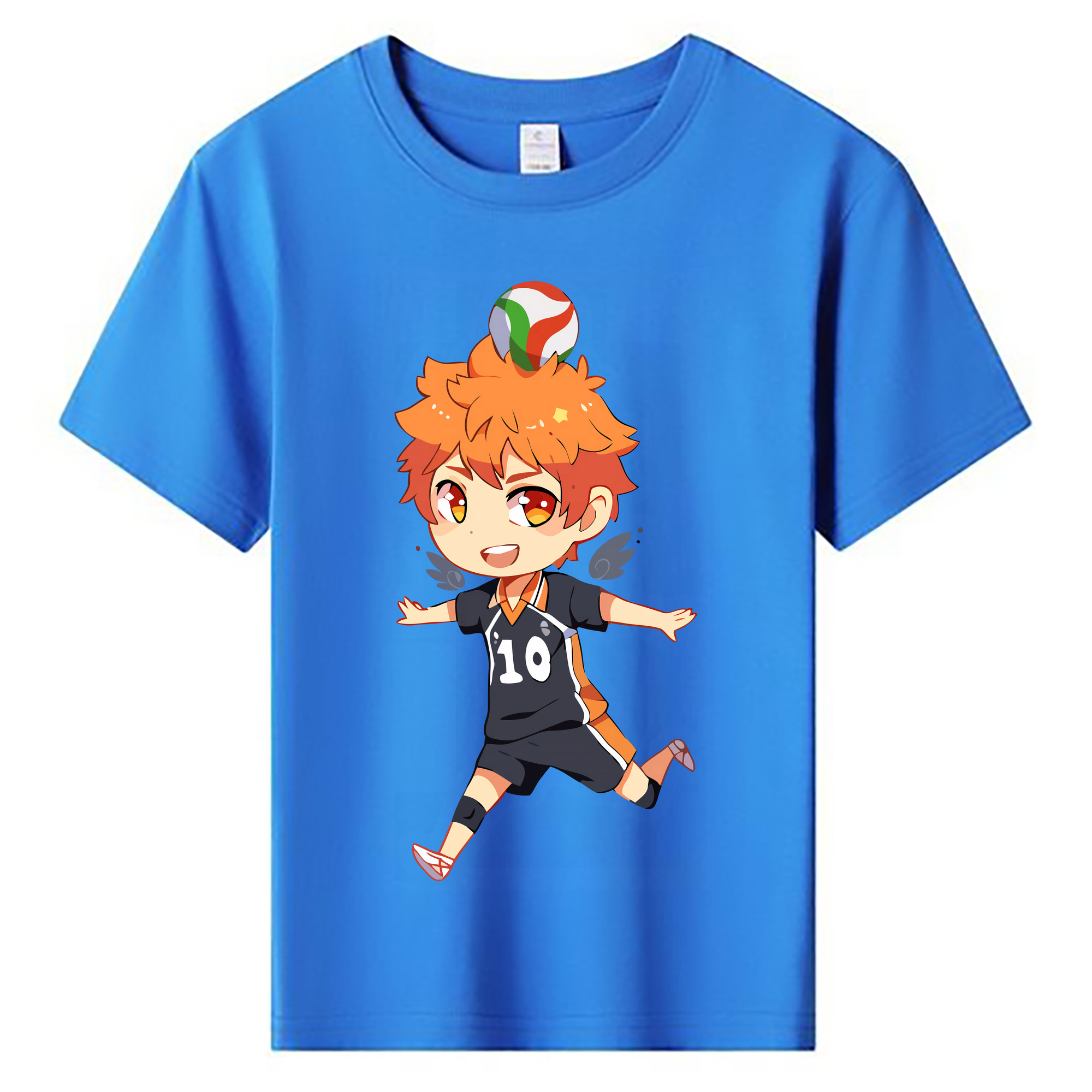 （画像用） ハイキュー!! Haikyu!! 綿100％キッズTシャツ（フロントプリント）